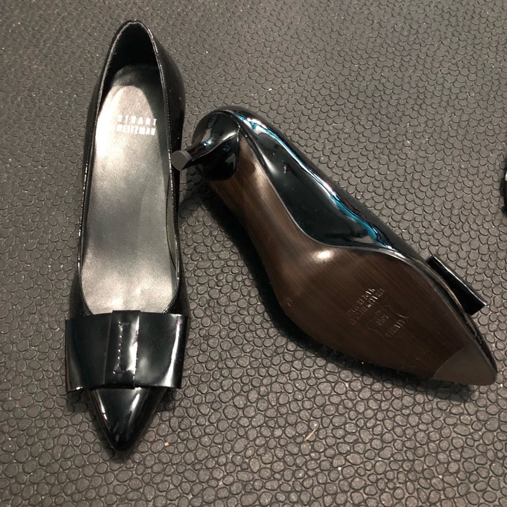 Patent Kitty Heel Pump